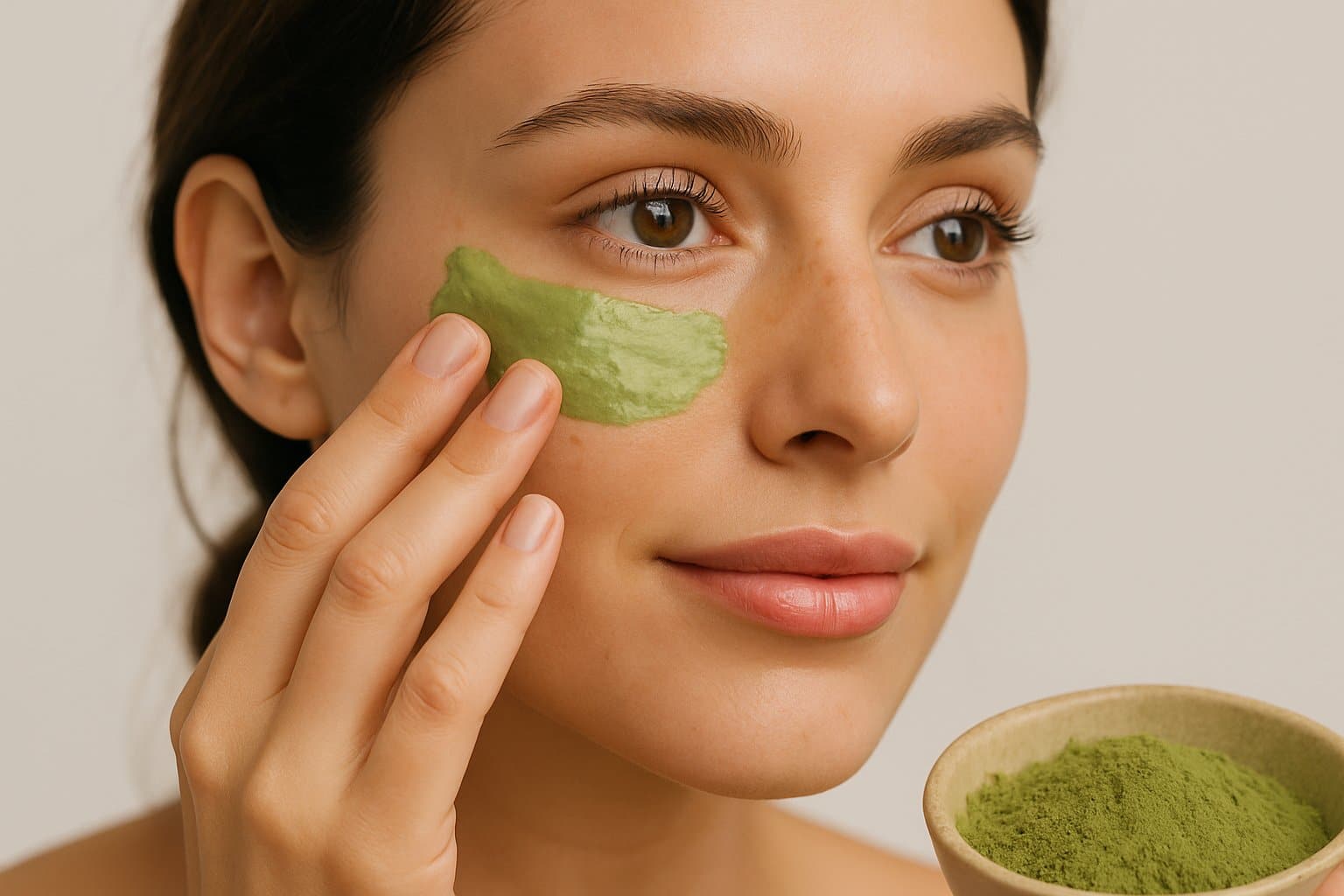Contorno de ojos te matcha