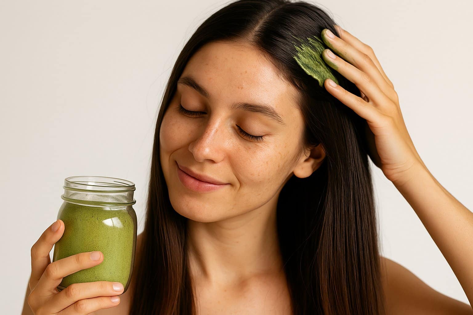 Cuidado capilar te matcha