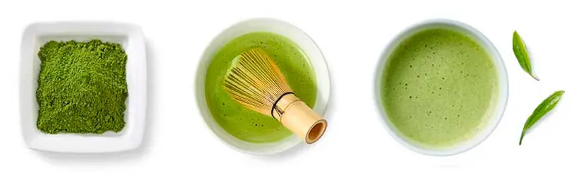 Formas de preparar té matcha